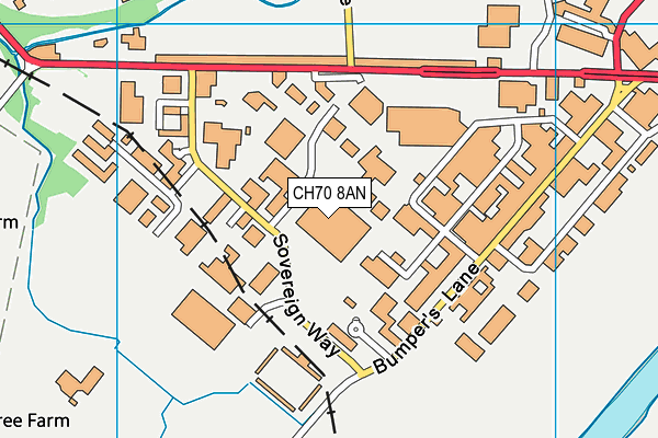CH70 8AN map - OS VectorMap District (Ordnance Survey) CH70 8AN map - OS VectorMap District (Ordnance Survey)