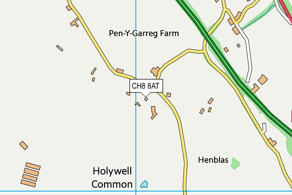 CH8 8AT map - OS VectorMap District (Ordnance Survey) CH8 8AT map - OS VectorMap District (Ordnance Survey)