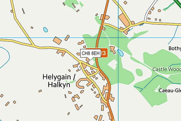 CH8 8EH map - OS VectorMap District (Ordnance Survey) CH8 8EH map - OS VectorMap District (Ordnance Survey)