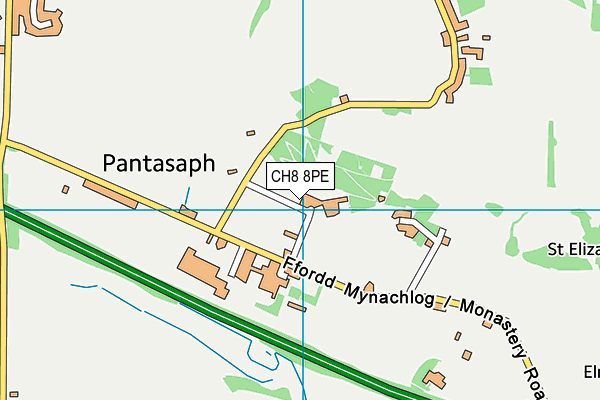 CH8 8PE map - OS VectorMap District (Ordnance Survey) CH8 8PE map - OS VectorMap District (Ordnance Survey)