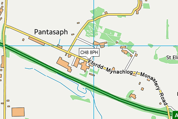 CH8 8PH map - OS VectorMap District (Ordnance Survey) CH8 8PH map - OS VectorMap District (Ordnance Survey)