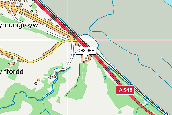 CH8 9HA map - OS VectorMap District (Ordnance Survey) CH8 9HA map - OS VectorMap District (Ordnance Survey)