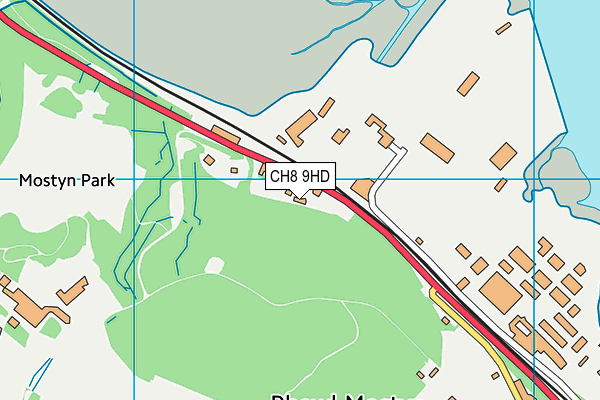 CH8 9HD map - OS VectorMap District (Ordnance Survey) CH8 9HD map - OS VectorMap District (Ordnance Survey)
