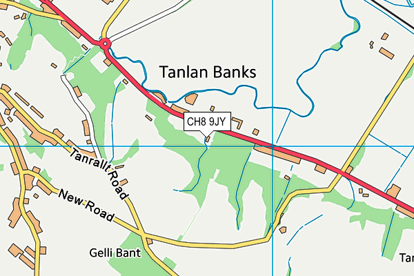 CH8 9JY map - OS VectorMap District (Ordnance Survey)