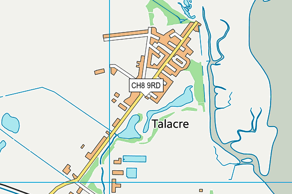 CH8 9RD map - OS VectorMap District (Ordnance Survey) CH8 9RD map - OS VectorMap District (Ordnance Survey)