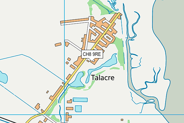CH8 9RE map - OS VectorMap District (Ordnance Survey) CH8 9RE map - OS VectorMap District (Ordnance Survey)