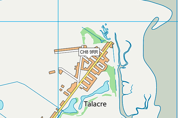 CH8 9RR map - OS VectorMap District (Ordnance Survey) CH8 9RR map - OS VectorMap District (Ordnance Survey)