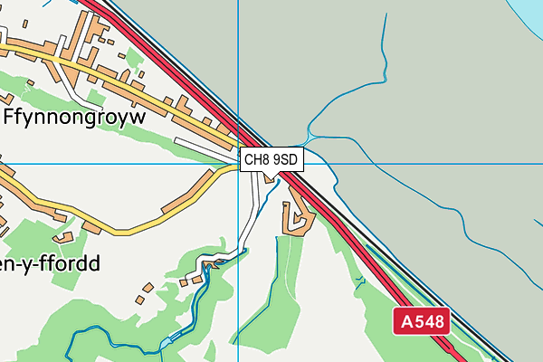 CH8 9SD map - OS VectorMap District (Ordnance Survey) CH8 9SD map - OS VectorMap District (Ordnance Survey)