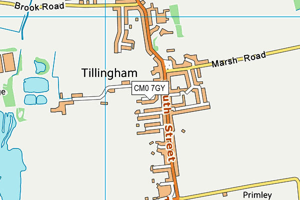 CM0 7GY map - OS VectorMap District (Ordnance Survey) CM0 7GY map - OS VectorMap District (Ordnance Survey)