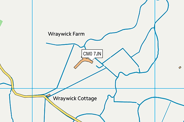 CM0 7JN map - OS VectorMap District (Ordnance Survey)