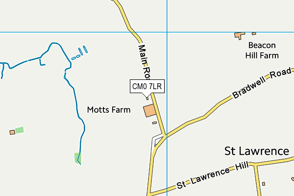 CM0 7LR map - OS VectorMap District (Ordnance Survey) CM0 7LR map - OS VectorMap District (Ordnance Survey)