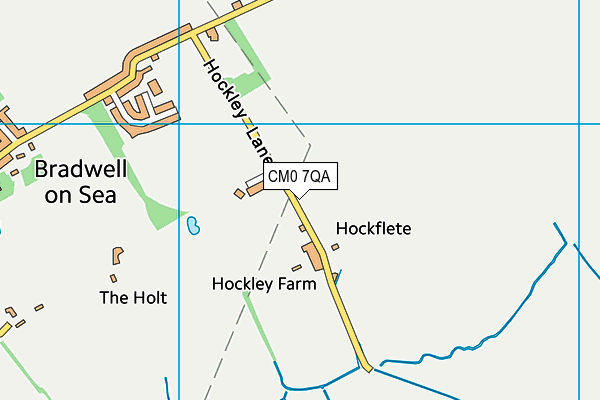 CM0 7QA map - OS VectorMap District (Ordnance Survey) CM0 7QA map - OS VectorMap District (Ordnance Survey)