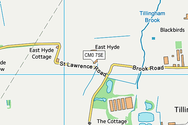 CM0 7SE map - OS VectorMap District (Ordnance Survey) CM0 7SE map - OS VectorMap District (Ordnance Survey)
