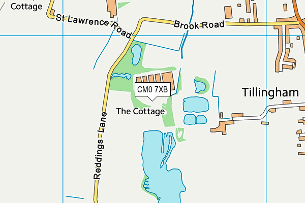 CM0 7XB map - OS VectorMap District (Ordnance Survey) CM0 7XB map - OS VectorMap District (Ordnance Survey)