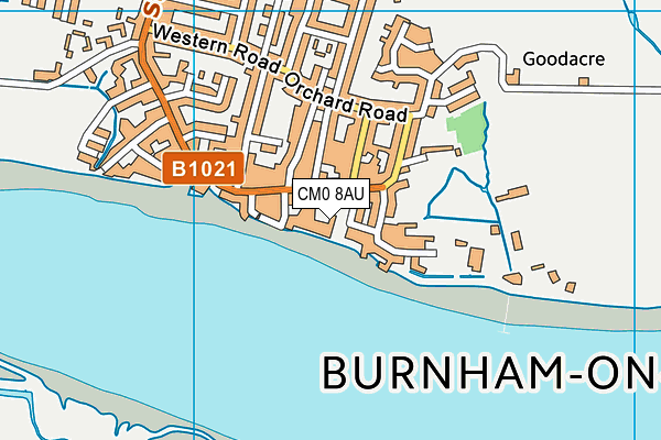 CM0 8AU map - OS VectorMap District (Ordnance Survey) CM0 8AU map - OS VectorMap District (Ordnance Survey)