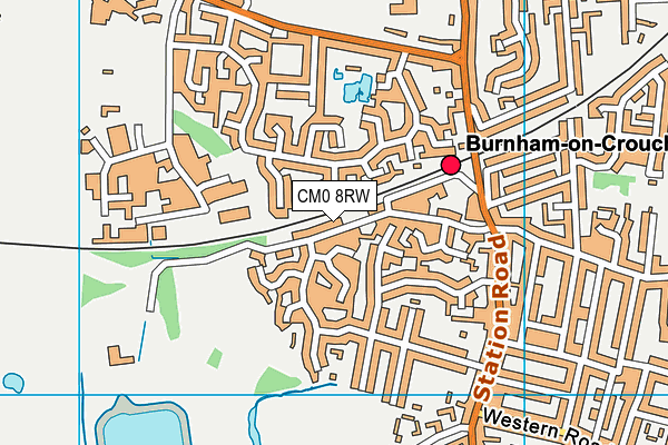 CM0 8RW map - OS VectorMap District (Ordnance Survey) CM0 8RW map - OS VectorMap District (Ordnance Survey)