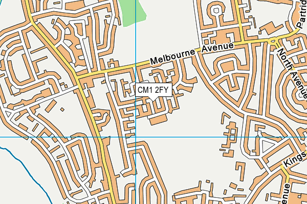 CM1 2FY map - OS VectorMap District (Ordnance Survey) CM1 2FY map - OS VectorMap District (Ordnance Survey)