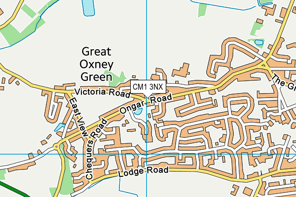 CM1 3NX map - OS VectorMap District (Ordnance Survey) CM1 3NX map - OS VectorMap District (Ordnance Survey)