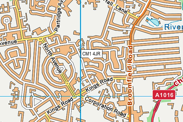 CM1 4JR map - OS VectorMap District (Ordnance Survey) CM1 4JR map - OS VectorMap District (Ordnance Survey)