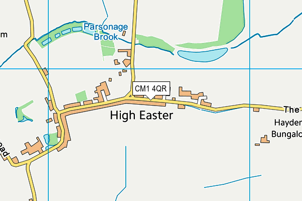 CM1 4QR map - OS VectorMap District (Ordnance Survey) CM1 4QR map - OS VectorMap District (Ordnance Survey)