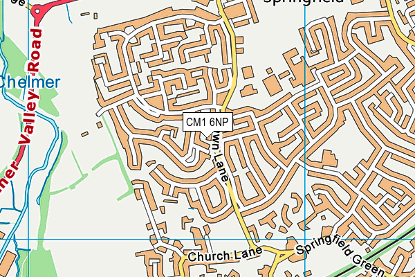 CM1 6NP map - OS VectorMap District (Ordnance Survey) CM1 6NP map - OS VectorMap District (Ordnance Survey)