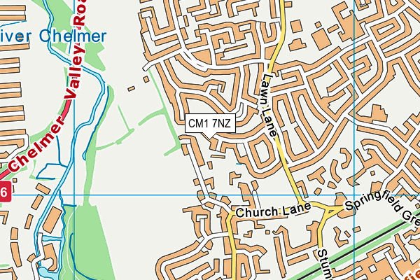 CM1 7NZ map - OS VectorMap District (Ordnance Survey) CM1 7NZ map - OS VectorMap District (Ordnance Survey)