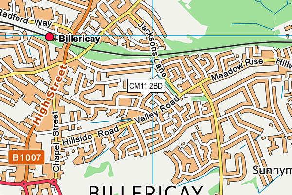 CM11 2BD map - OS VectorMap District (Ordnance Survey) CM11 2BD map - OS VectorMap District (Ordnance Survey)