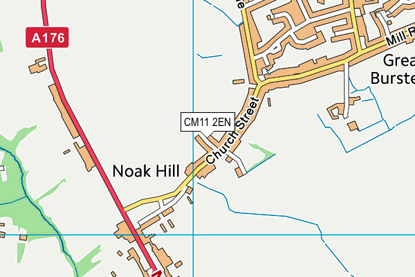 CM11 2EN map - OS VectorMap District (Ordnance Survey) CM11 2EN map - OS VectorMap District (Ordnance Survey)
