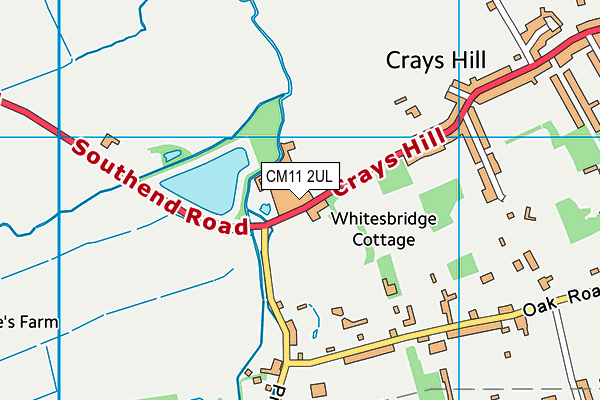 CM11 2UL map - OS VectorMap District (Ordnance Survey)