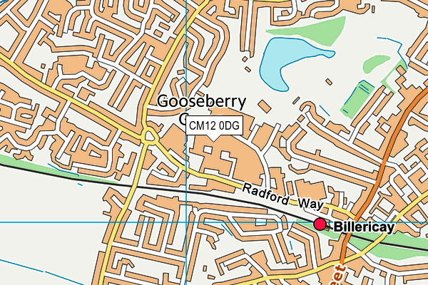 CM12 0DG map - OS VectorMap District (Ordnance Survey) CM12 0DG map - OS VectorMap District (Ordnance Survey)