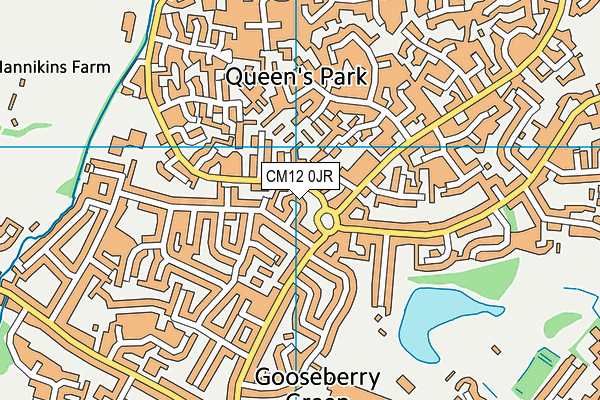 CM12 0JR map - OS VectorMap District (Ordnance Survey) CM12 0JR map - OS VectorMap District (Ordnance Survey)
