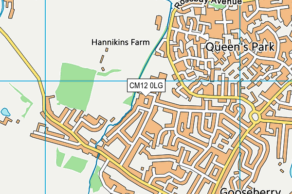 CM12 0LG map - OS VectorMap District (Ordnance Survey) CM12 0LG map - OS VectorMap District (Ordnance Survey)