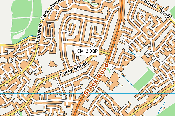 CM12 0QP map - OS VectorMap District (Ordnance Survey) CM12 0QP map - OS VectorMap District (Ordnance Survey)