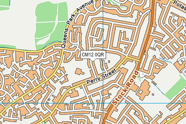 CM12 0QR map - OS VectorMap District (Ordnance Survey) CM12 0QR map - OS VectorMap District (Ordnance Survey)