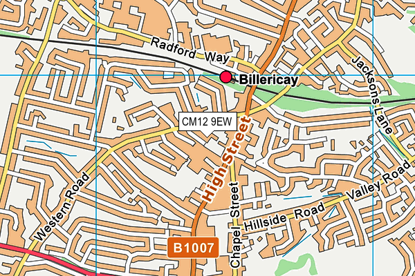 CM12 9EW map - OS VectorMap District (Ordnance Survey) CM12 9EW map - OS VectorMap District (Ordnance Survey)
