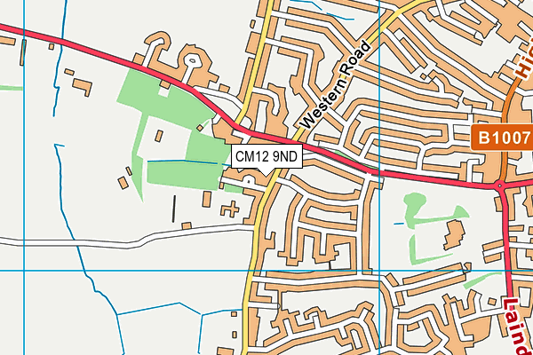 CM12 9ND map - OS VectorMap District (Ordnance Survey) CM12 9ND map - OS VectorMap District (Ordnance Survey)