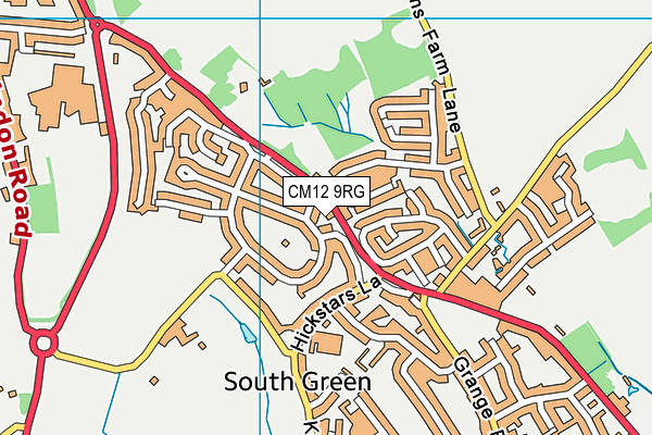 CM12 9RG map - OS VectorMap District (Ordnance Survey) CM12 9RG map - OS VectorMap District (Ordnance Survey)