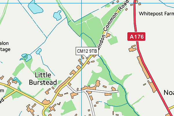 CM12 9TB map - OS VectorMap District (Ordnance Survey) CM12 9TB map - OS VectorMap District (Ordnance Survey)