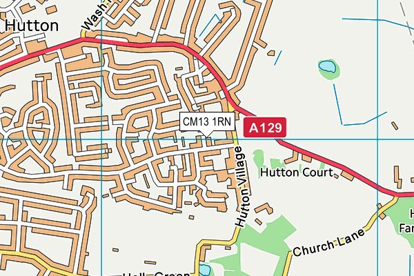 CM13 1RN map - OS VectorMap District (Ordnance Survey) CM13 1RN map - OS VectorMap District (Ordnance Survey)