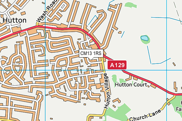 CM13 1RS map - OS VectorMap District (Ordnance Survey) CM13 1RS map - OS VectorMap District (Ordnance Survey)