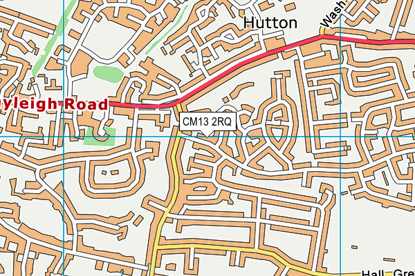 CM13 2RQ map - OS VectorMap District (Ordnance Survey) CM13 2RQ map - OS VectorMap District (Ordnance Survey)