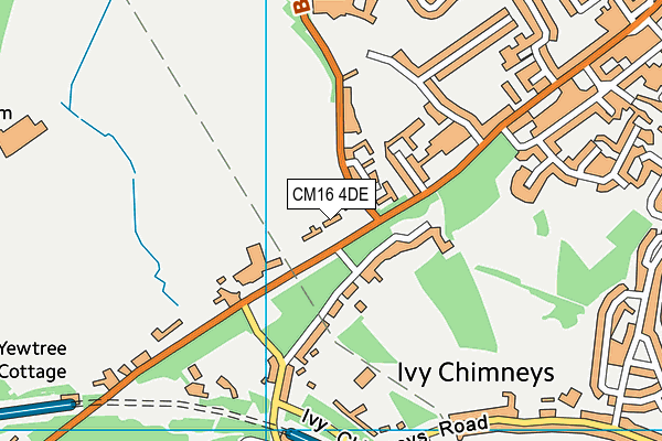 CM16 4DE map - OS VectorMap District (Ordnance Survey) CM16 4DE map - OS VectorMap District (Ordnance Survey)