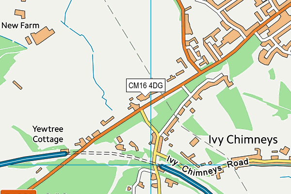 CM16 4DG map - OS VectorMap District (Ordnance Survey) CM16 4DG map - OS VectorMap District (Ordnance Survey)