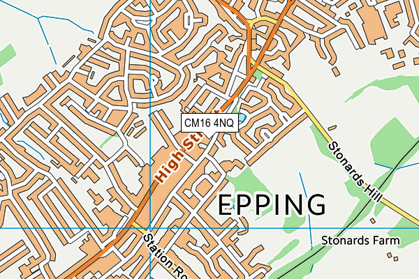 CM16 4NQ map - OS VectorMap District (Ordnance Survey) CM16 4NQ map - OS VectorMap District (Ordnance Survey)