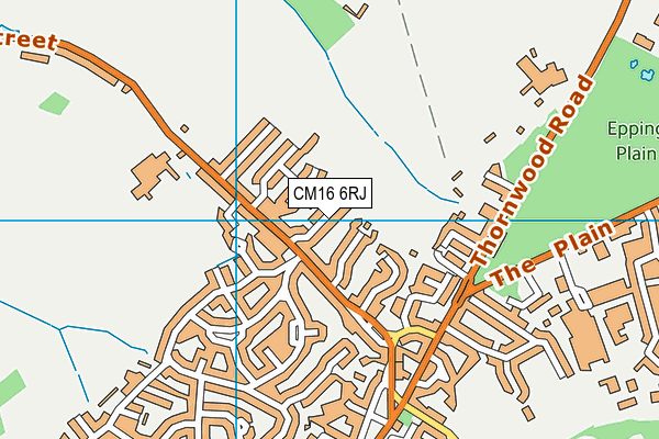 CM16 6RJ map - OS VectorMap District (Ordnance Survey) CM16 6RJ map - OS VectorMap District (Ordnance Survey)