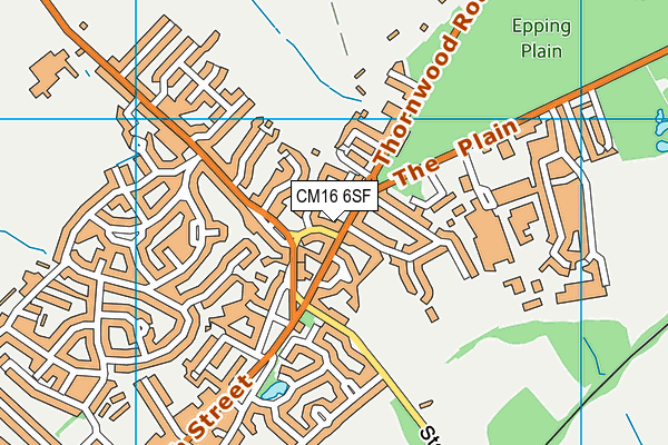 CM16 6SF map - OS VectorMap District (Ordnance Survey) CM16 6SF map - OS VectorMap District (Ordnance Survey)