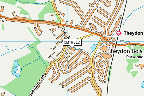 CM16 7LD map - OS VectorMap District (Ordnance Survey) CM16 7LD map - OS VectorMap District (Ordnance Survey)