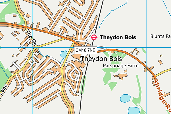 CM16 7NE map - OS VectorMap District (Ordnance Survey) CM16 7NE map - OS VectorMap District (Ordnance Survey)