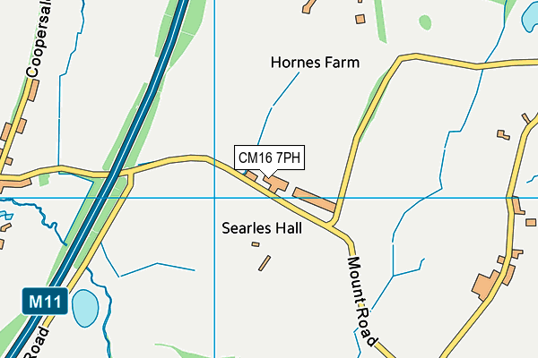 CM16 7PH map - OS VectorMap District (Ordnance Survey) CM16 7PH map - OS VectorMap District (Ordnance Survey)