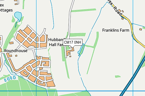 CM17 0NH map - OS VectorMap District (Ordnance Survey) CM17 0NH map - OS VectorMap District (Ordnance Survey)